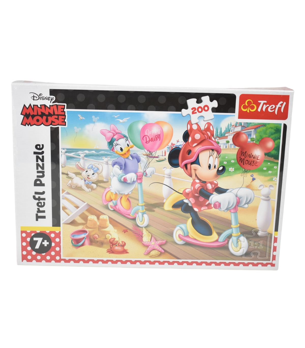 Puzzle trefl 200 minnie distractie la plaja 13262