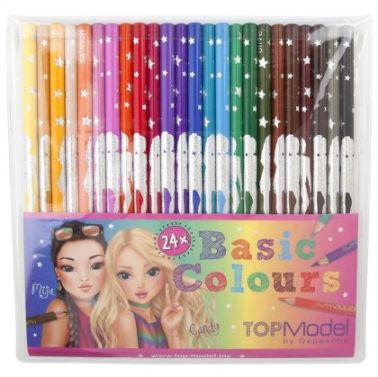 Set Creioane Colorate Tom, 24 Bucăți/set, 1-6710