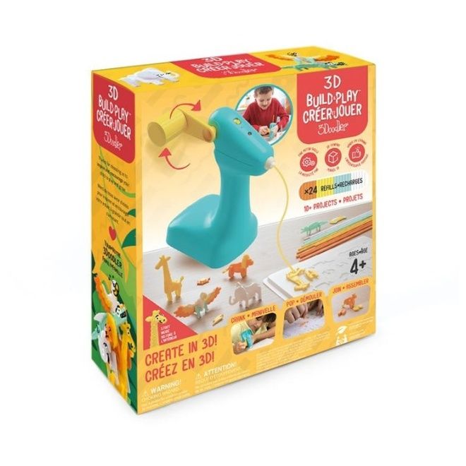 Creion 3D pentru copii - 3 Doodler 3D - Build and Play - 4+