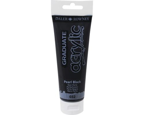 Culori acril graduate 120ml pearlescent black fl123120032