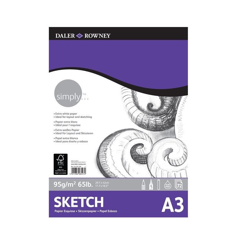 Bloc simply sketch 95g a3 fl434935300