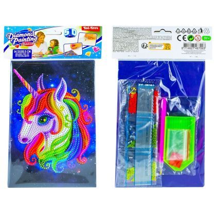 Set creatie cu diamante jurnal 14.5*20.5cm toi-toys 46709z