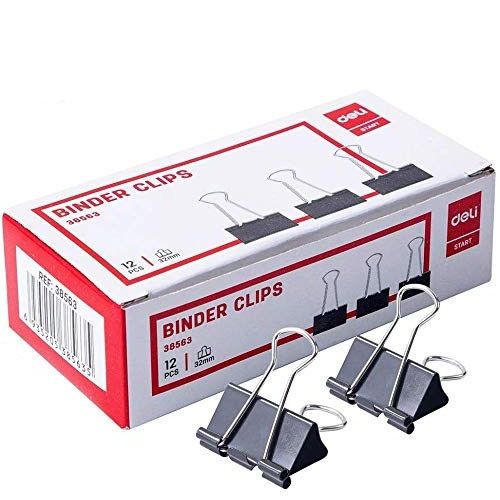 Clips hartie 32mm 12 buc/cut. Carton deli dle38563          