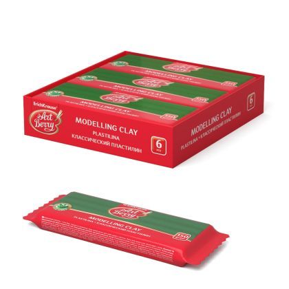 Pasta modelatoare artberry cu aloe vera 150g verde erk046457