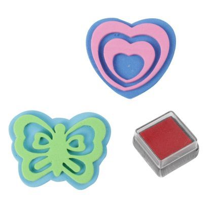 Set tatuaje cu sclipici si stampile toi-toys 45240a