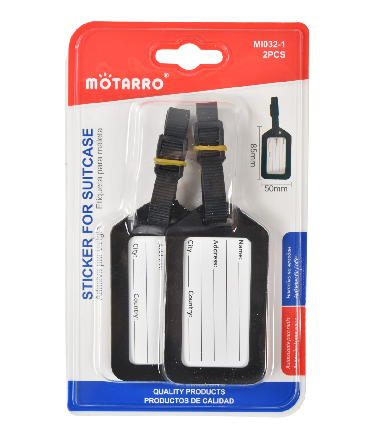 Eticheta pentru valize 85mm 2buc mi032-1