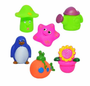 Jucarie chitaitoare 6 fig.Gradina/set 2101-6g*              
