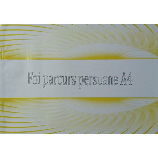 Foi de parcurs persoane                                     