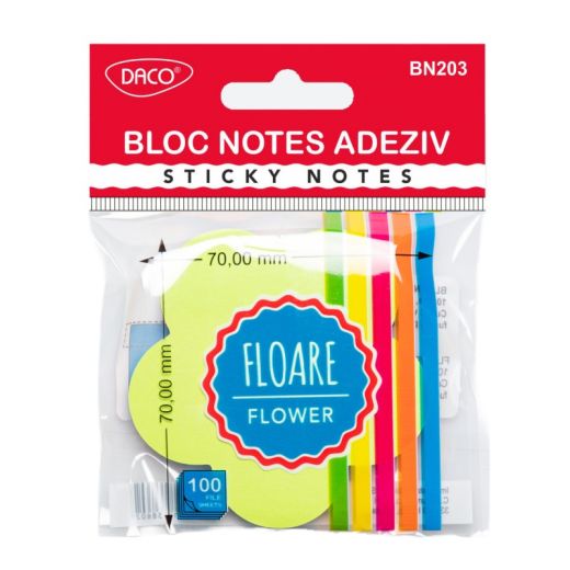 Bloc notes adeziv floare daco bn203