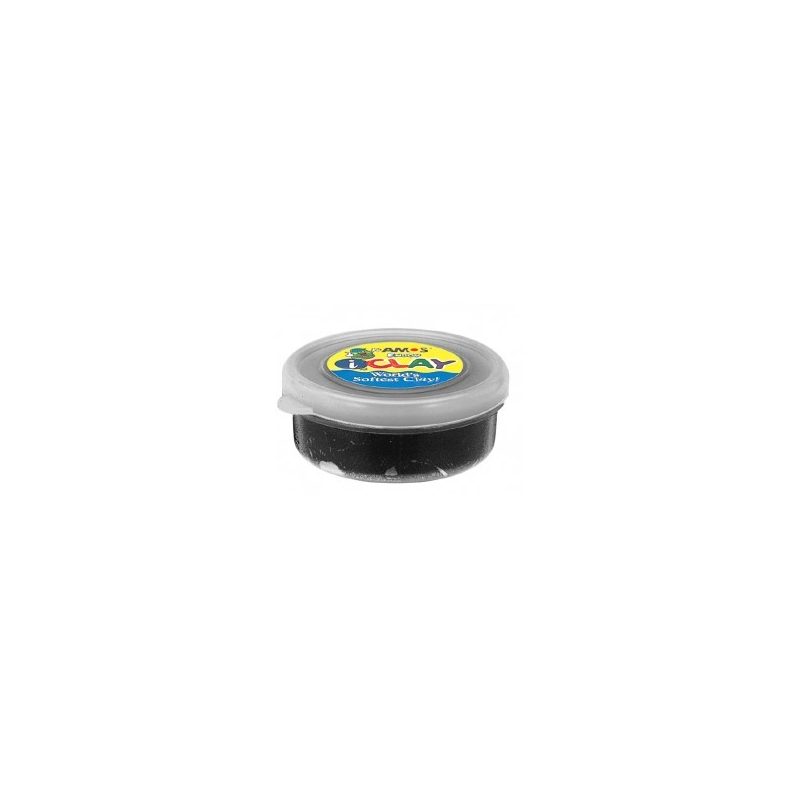 Plastilina amos 18g/cutie negru