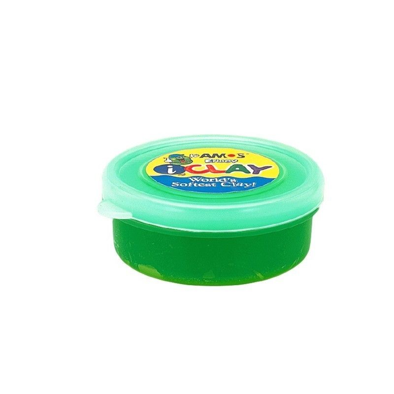 Plastilina amos 18g/cut verde