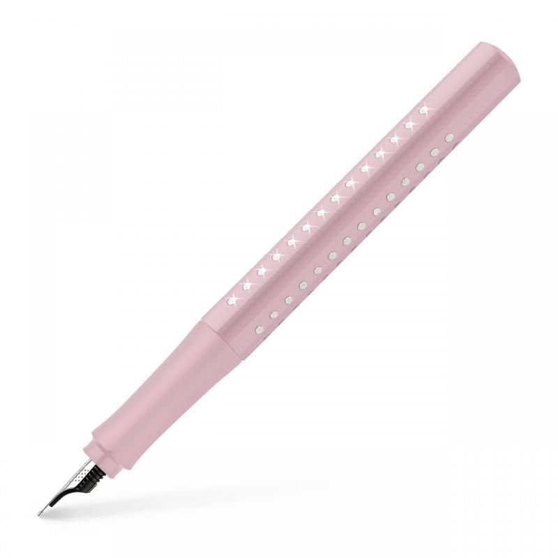 Stilou sparkle rose metalic f faber-castell fc140878