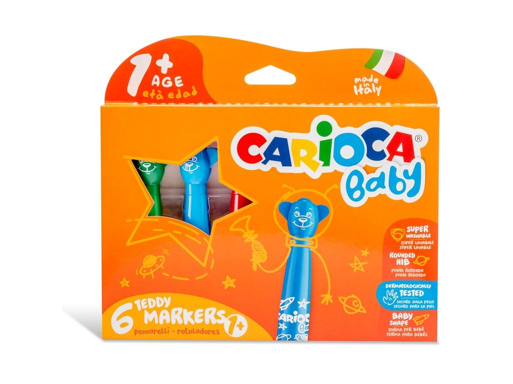 Carioca baby marker 1+ 6/set skr094