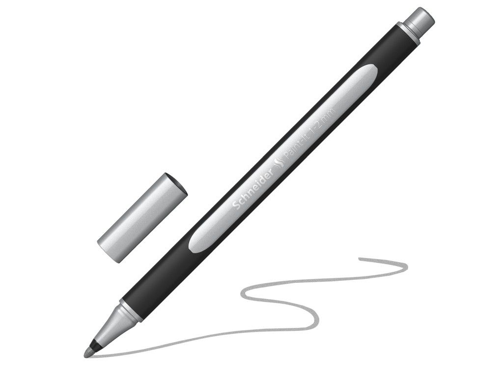 Liner metalic schneider paint-it 020 1-2mm silver metallic