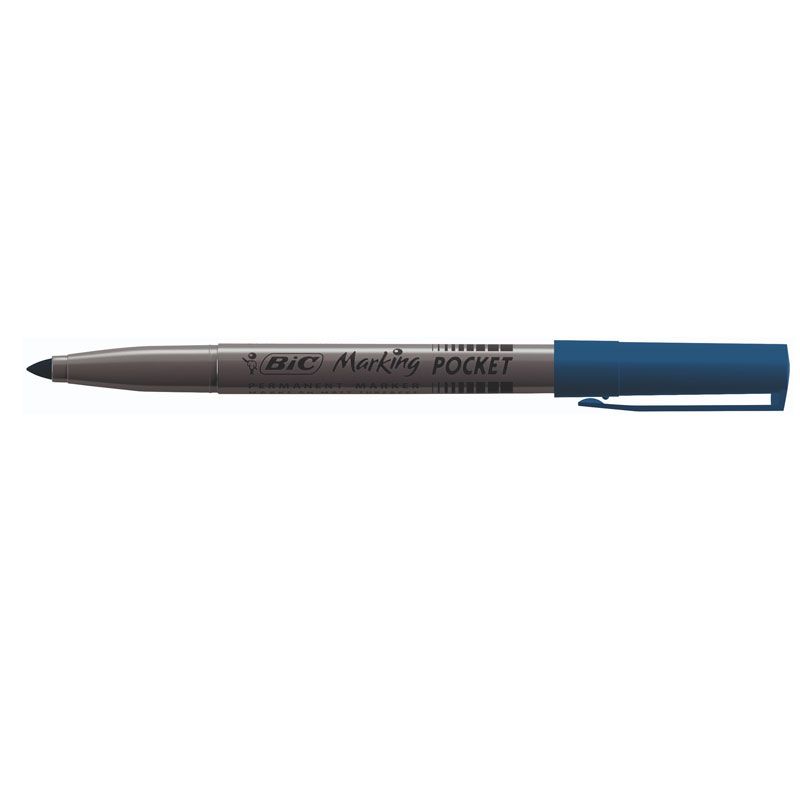 Marker permanent albastru 1.0mm 1445 bic bc820901