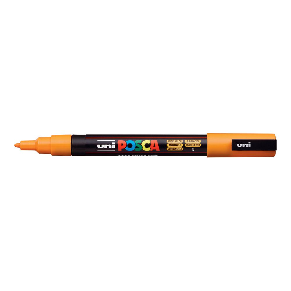 Marker uni pc-3m posca 09-13mm portocaliu k