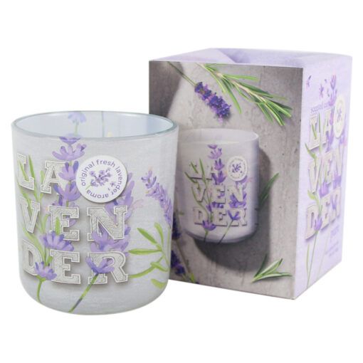 Lumanare parfumata in pahar lavender 150gr