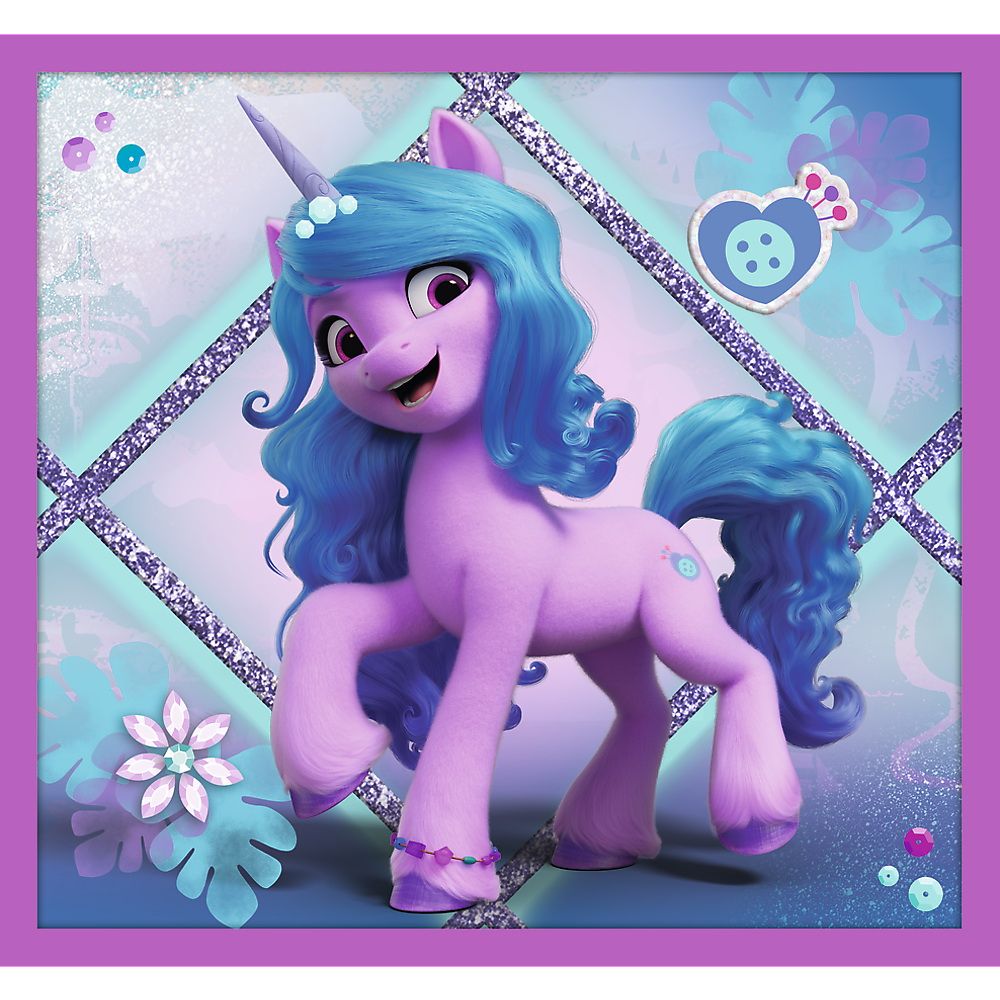 Puzzle trefl 10in1 my little pony poneii stralucitori 90389