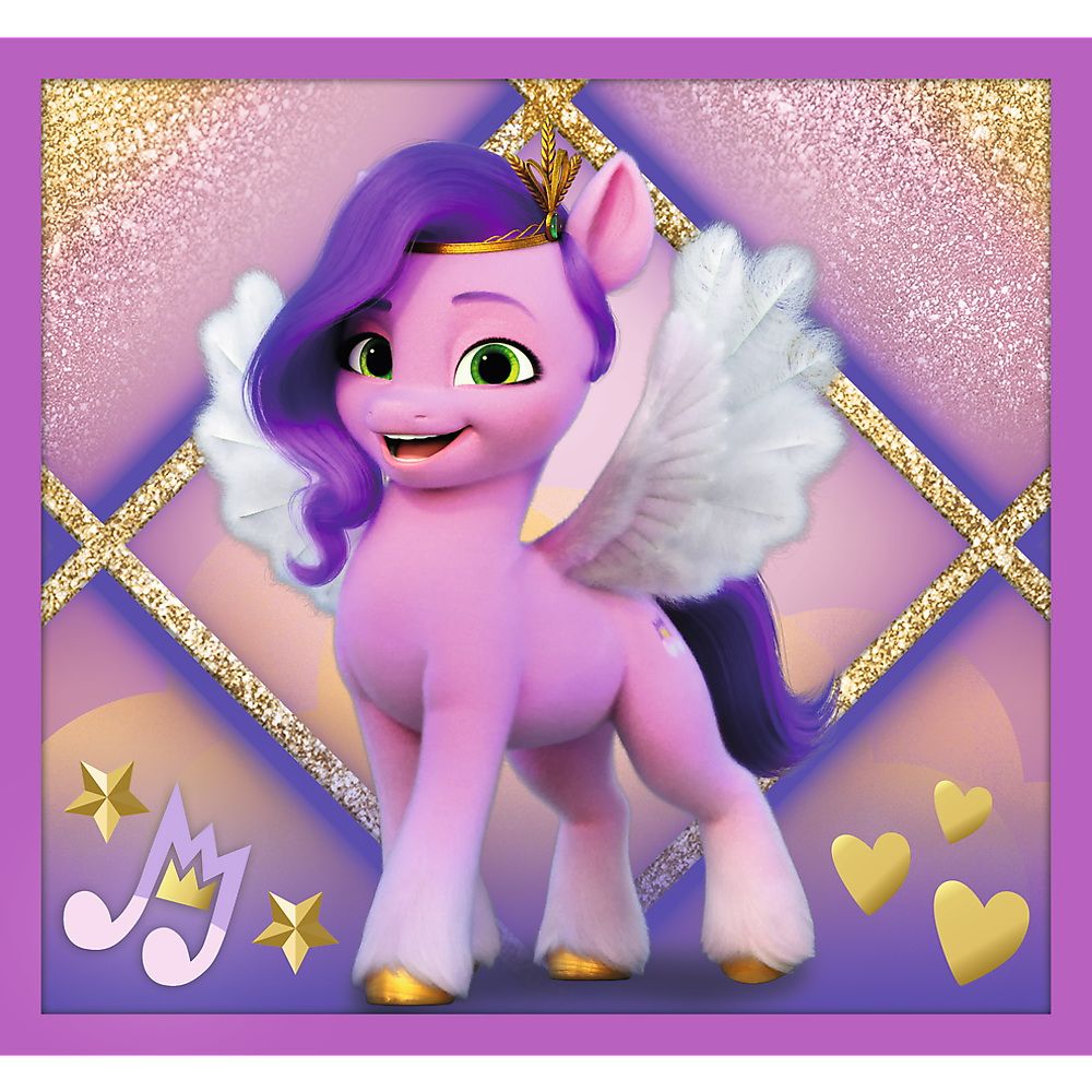 Puzzle trefl 10in1 my little pony poneii stralucitori 90389