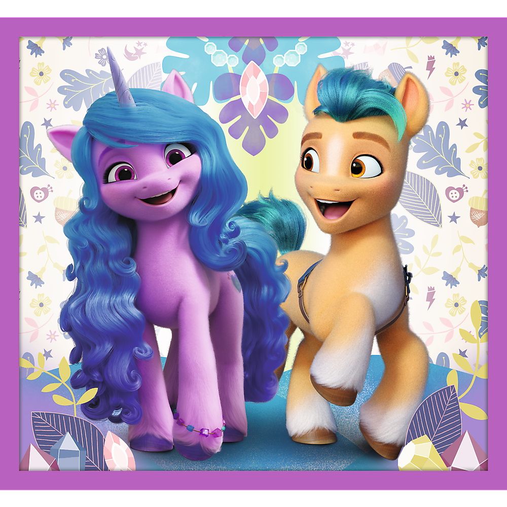 Puzzle trefl 10in1 my little pony poneii stralucitori 90389