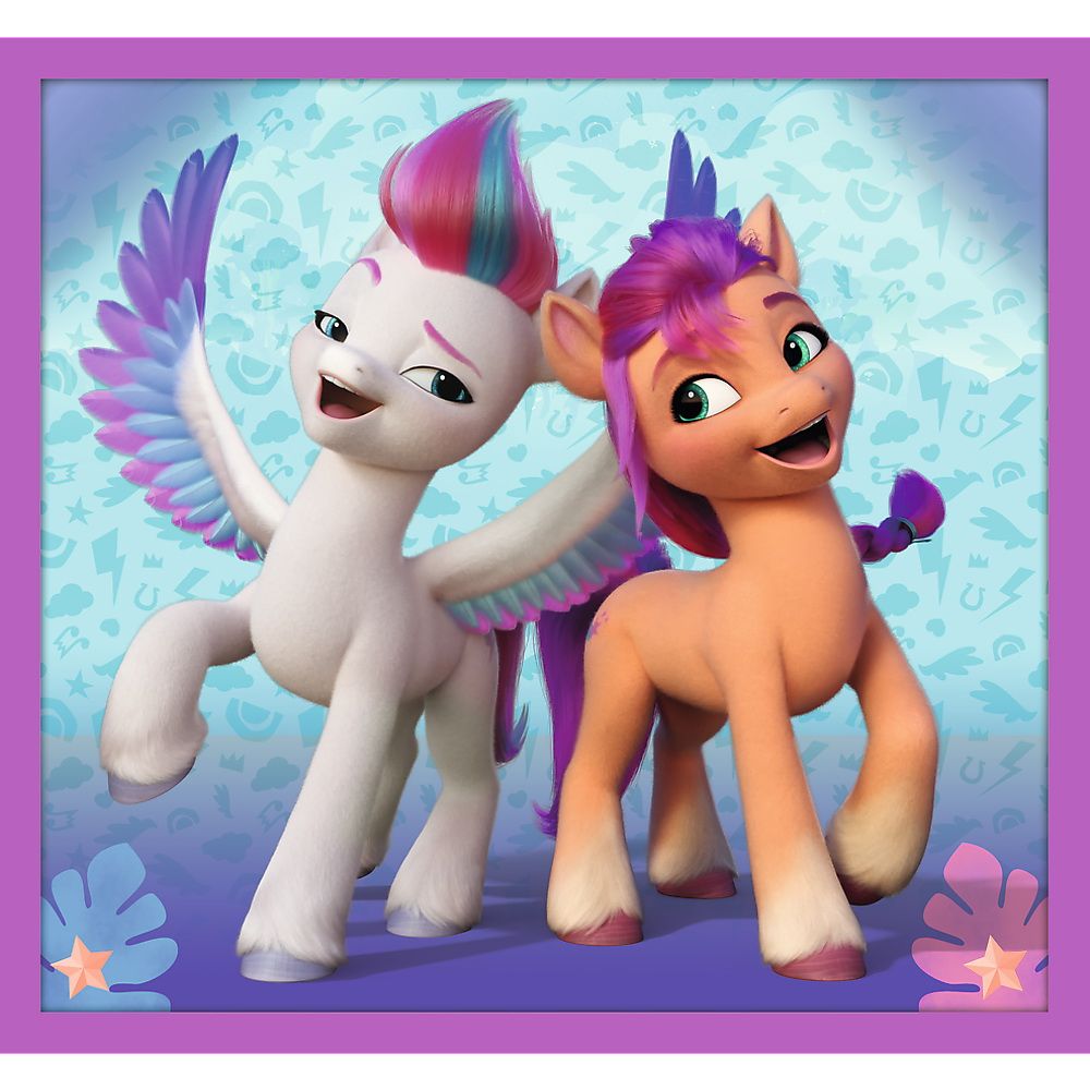 Puzzle trefl 10in1 my little pony poneii stralucitori 90389