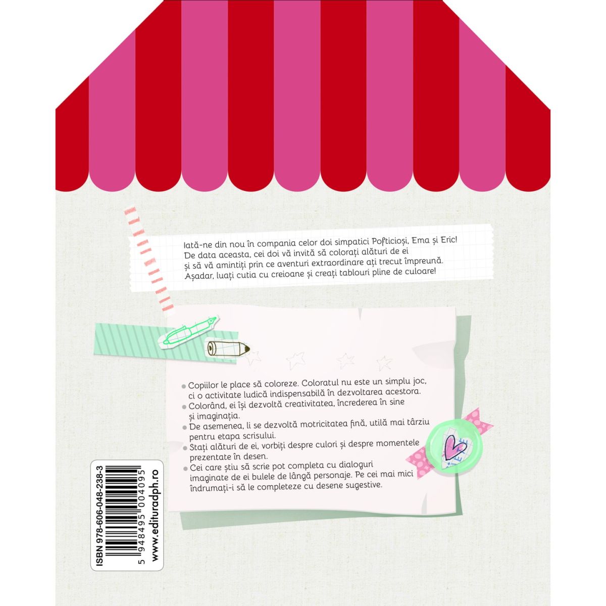 Coloram cu Ema si Eric - carte de colorat - Ioana Chicet-Macoveiciuc