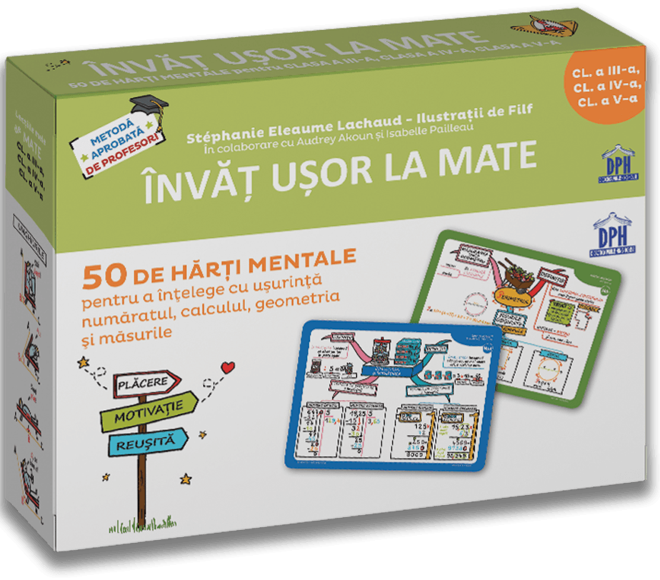 Invat usor la mate. Vol. II. Clasa a III-a, a IV-a, a V-a - Stephanie Eleaume-Lachaud