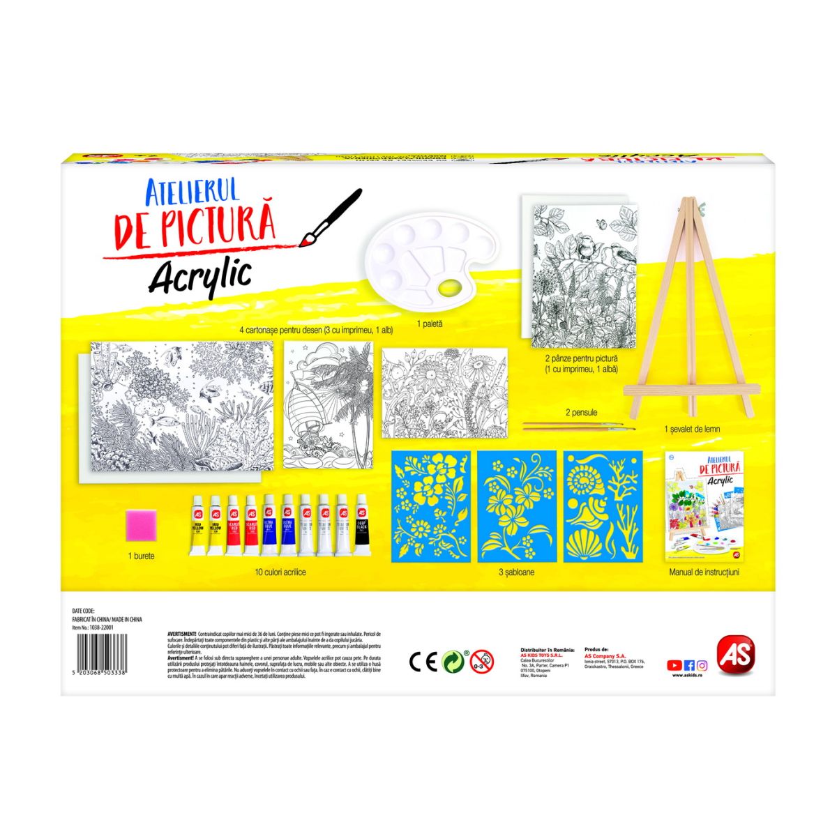 Atelierul de pictura acrilica 1038-22001