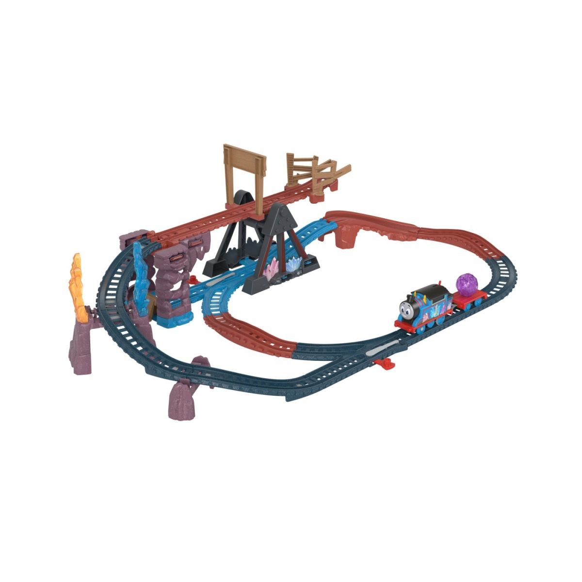 Thomas set de joaca crystal caves adventure mthmc28