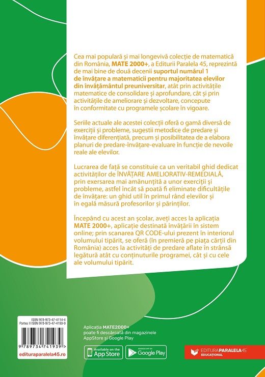 Matematica. Algebra, geometrie. Clasa a VII-a. Partea a II-a - Ion Tudor
