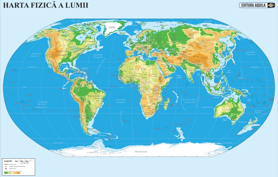 Harta Lumii 120x160