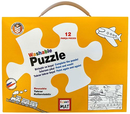Funny mat puzzle vehicule 12 piese sfu3152