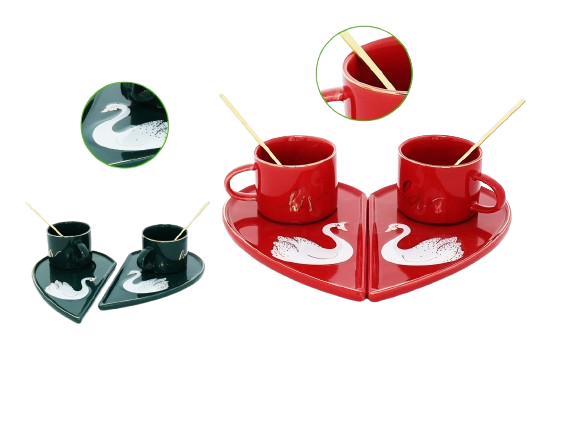 Set cana cu farfurie si lingurita gb-b026 055340