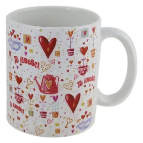 Cana ceramica ,,te iubesc" 330 ml inimi 2273