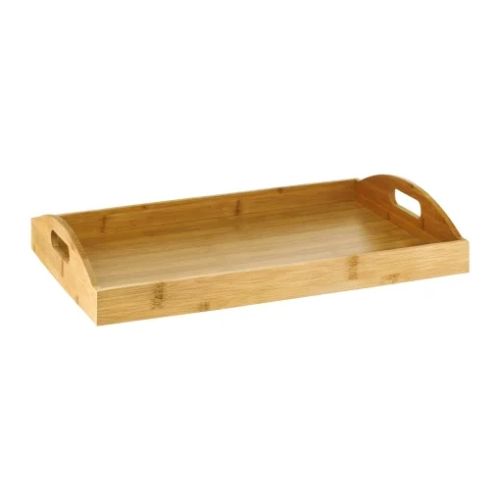 Tava dreptunghiulara din bambus 44x30cm natural 29559