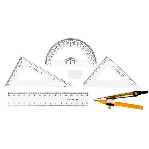 Trusa de Geometrie Metalică 7 Piese A5001 - 1199