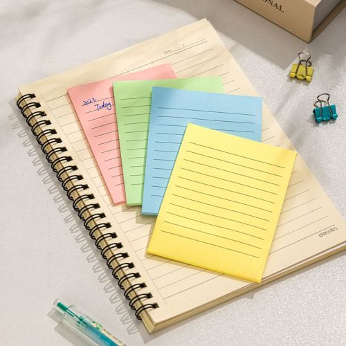 Notes adeziv 101*152mm 4*25file liniat deli dlea048