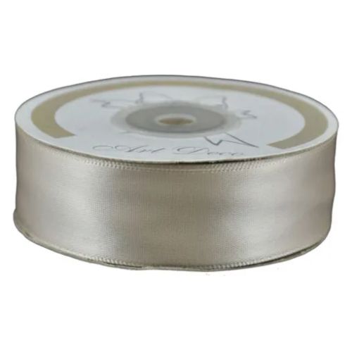 Panglica satin crem 25mmx5m 478313