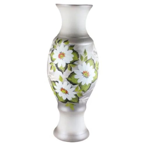 Vaza de podea din ceramica 65 cm, pictata manual