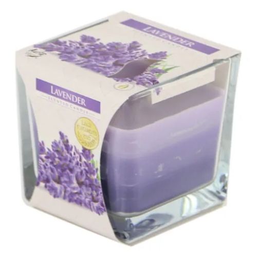 Lumanare parfumata lavender 8*8cm bolsius snk80-79