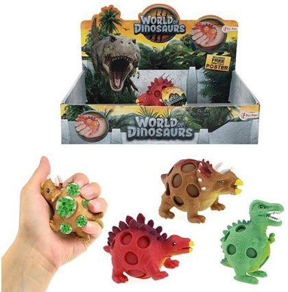 Dinozaur squeezy cu granule toi-toys 35759z