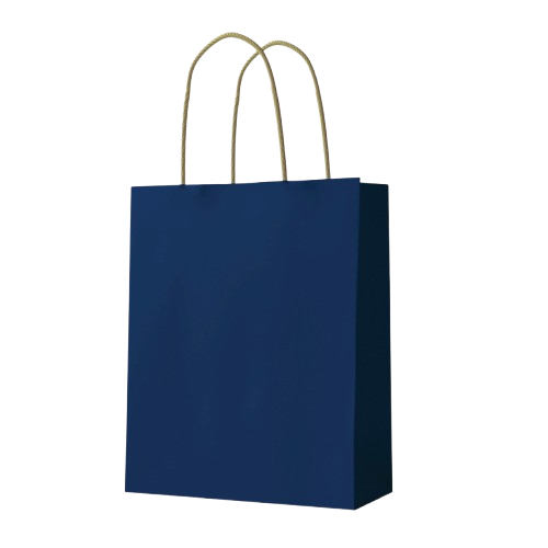 Punga hartie craft albastra 26x32x12 cm s-cool sc2734