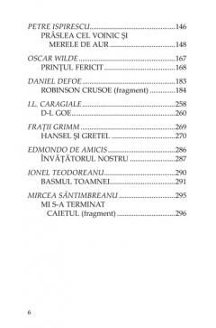 Lecturi scolare. Clasa a V-a