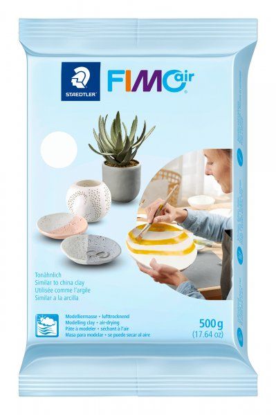 Pasta modelare fimo air basic 500g cod cul 0 alb sth-8100-0