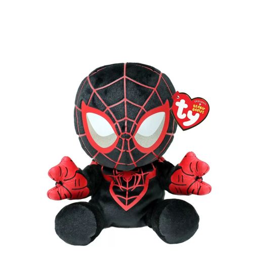 Plus ty 15cm beanie babies soft marvel miles spiderm ty44006