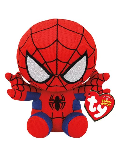 Plus ty 15cm beanie babies marvel spiderman ty41188