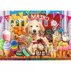Puzzle trefl uft 1000 petrecerea catelusilor 10699
