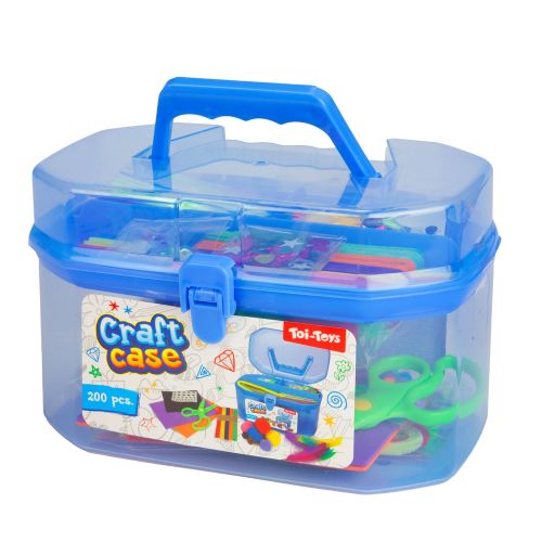 Servieta cu accesorii craft 200 piese/set - toi-toys 47807z
