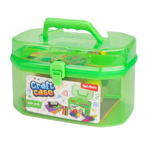 Servieta cu accesorii craft 200 piese/set - toi-toys 47807z