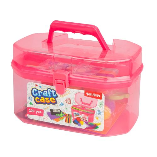 Servieta cu accesorii craft 200 piese/set - toi-toys 47807z